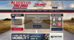 Desktop Screenshot of albertostirepros.com