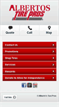 Mobile Screenshot of albertostirepros.com